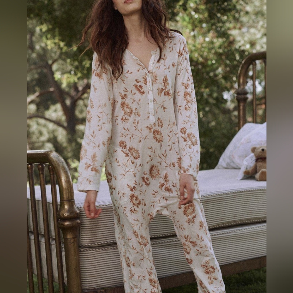 The Great The Long Sleeve Sleeper Jumpsuit